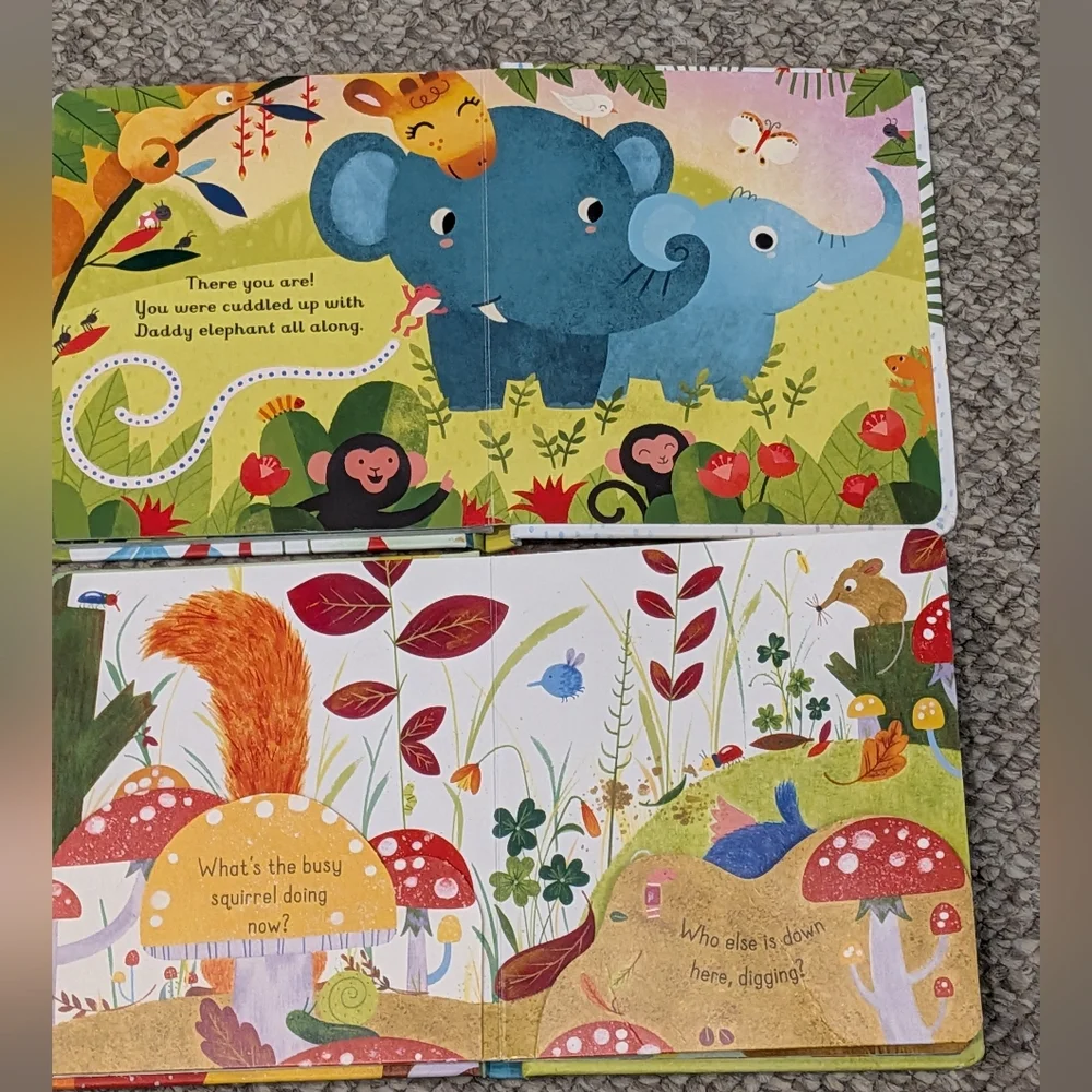 Interactive Board Book Collection 4 Kane Miller & Usborne